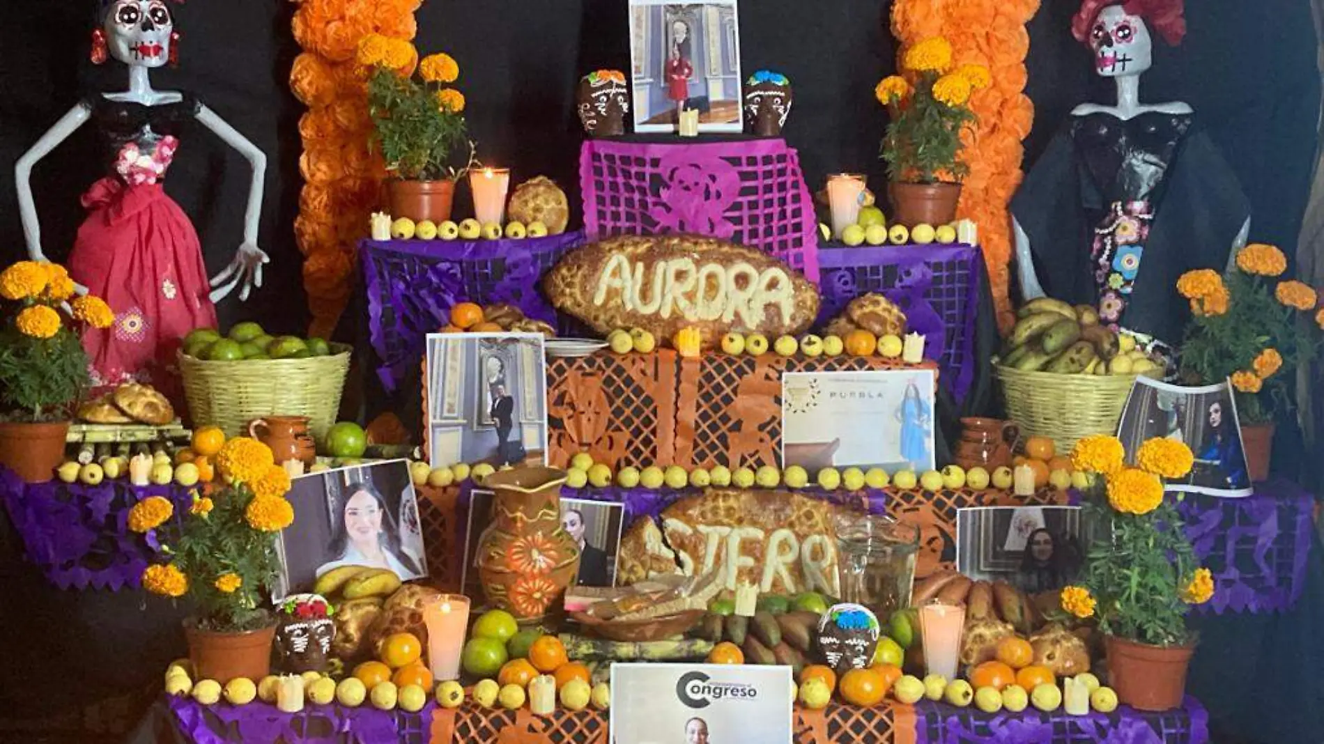 ofrenda a aurora sierra